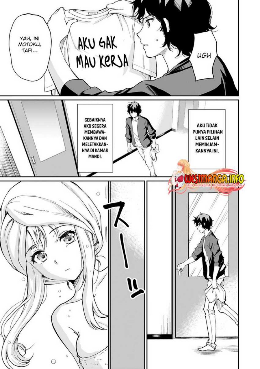 Isshou Hatarakitakunai Ore ga Classmate no Daininki Idol ni Natsukaretara Chapter 04.2 Gambar 13
