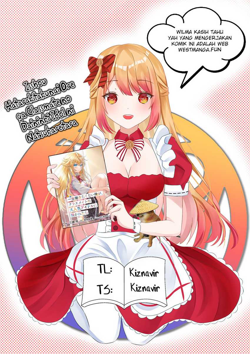 Isshou Hatarakitakunai Ore ga Classmate no Daininki Idol ni Natsukaretara Chapter 08 Gambar 3
