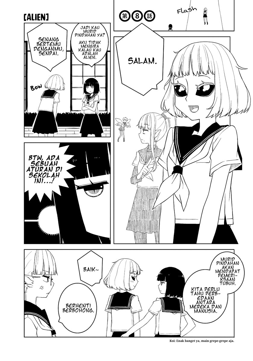 Isyuzoku Joshi ni O O Suru Hanashi Chapter 08 Gambar 2