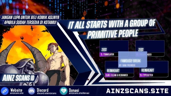 It All Starts With A Group Of Primitive People Chapter 42 Gambar 1