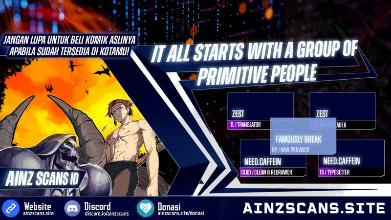 It All Starts With A Group Of Primitive People Chapter 48 Gambar 1