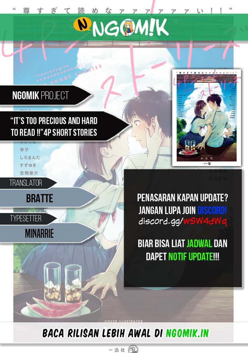 “It’s too precious and hard to read !!” 4P Short Stories Chapter 14 Gambar 1