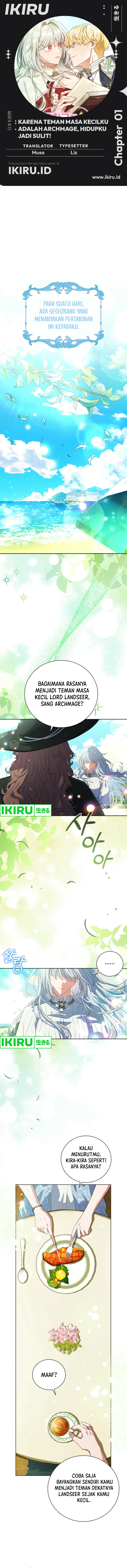 It’s Annoying Because My Childhood Friend Is an Archmage Chapter 01 Gambar 1