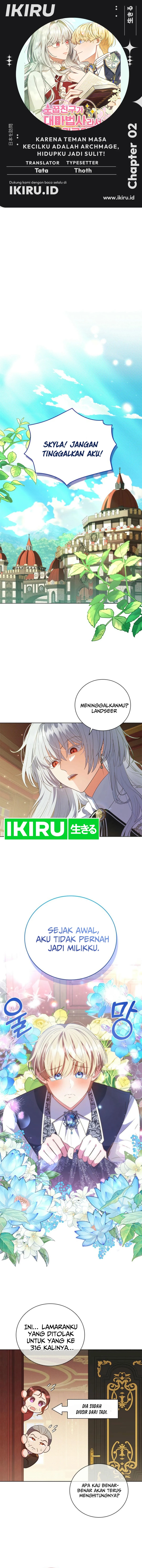 It’s Annoying Because My Childhood Friend Is an Archmage Chapter 02 Gambar 1