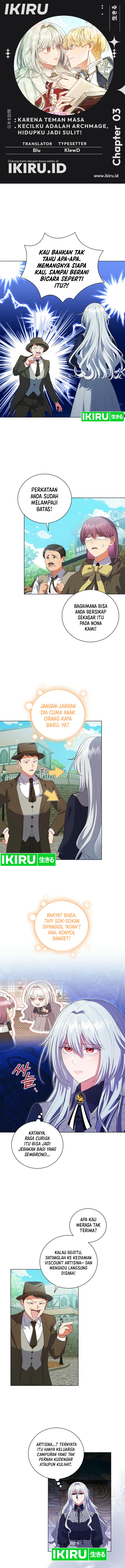 It’s Annoying Because My Childhood Friend Is an Archmage Chapter 03 Gambar 1