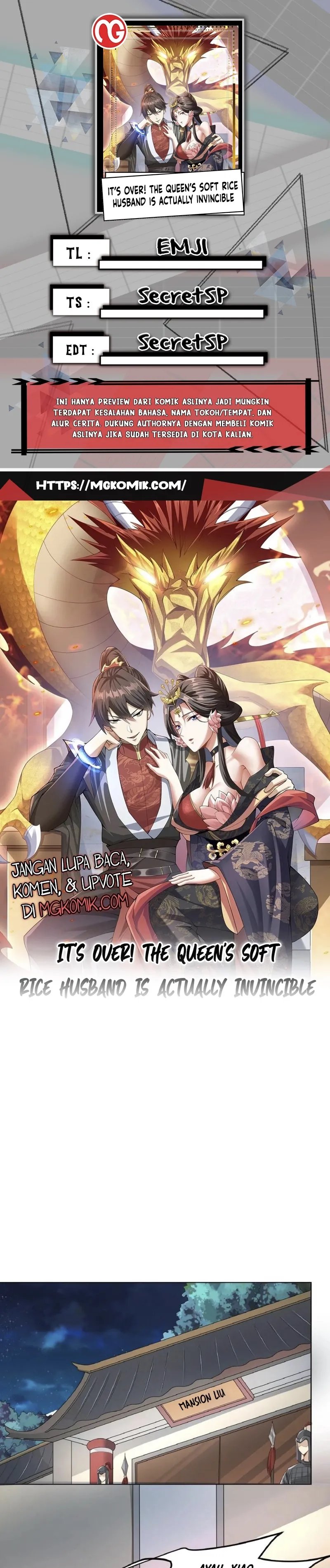 It’s Over! The Queen’s Soft Rice Husband is Actually Invincible Chapter 44 Gambar 1