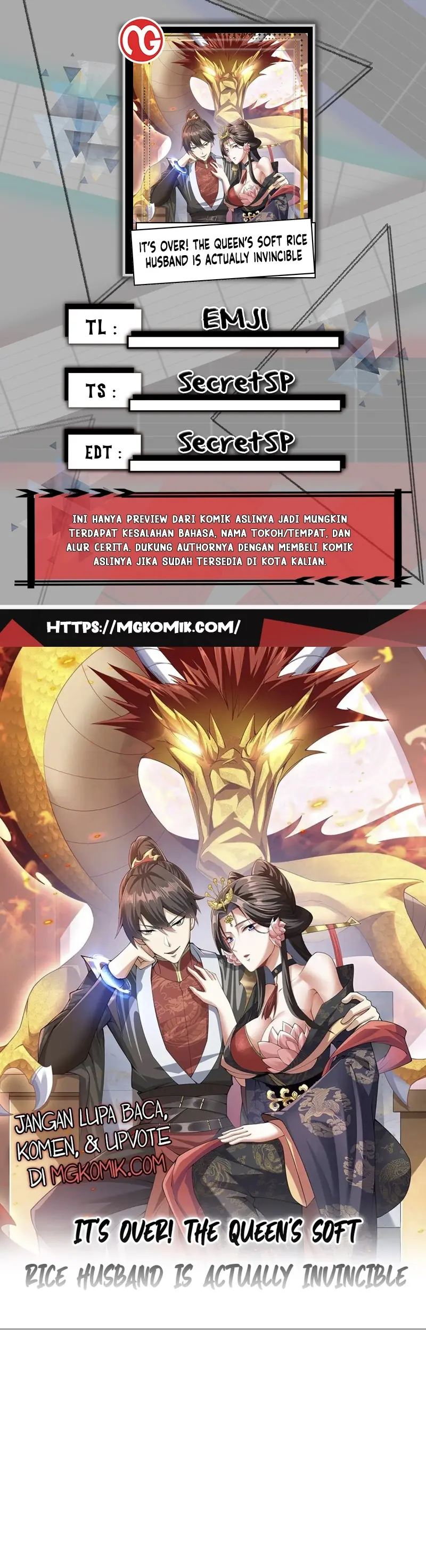 It’s Over! The Queen’s Soft Rice Husband is Actually Invincible Chapter 56 Gambar 1