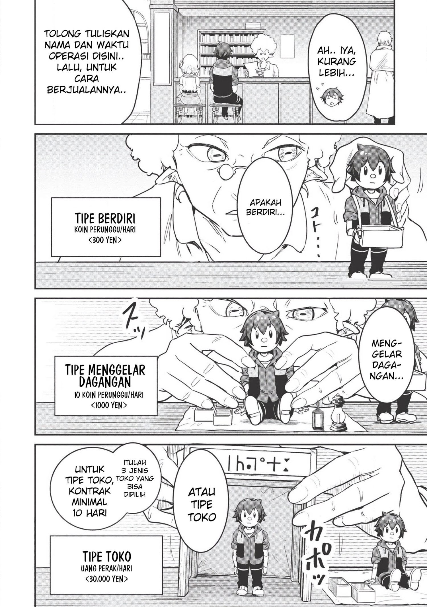 Itsu Demo Jitaku ni Kaereru Ore wa, Isekai de Gyoushoujin o Hajimemashita Chapter 02 Gambar 3
