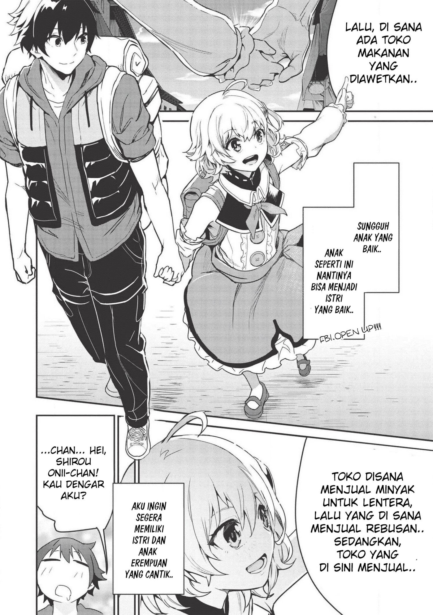Itsu Demo Jitaku ni Kaereru Ore wa, Isekai de Gyoushoujin o Hajimemashita Chapter 02 Gambar 11