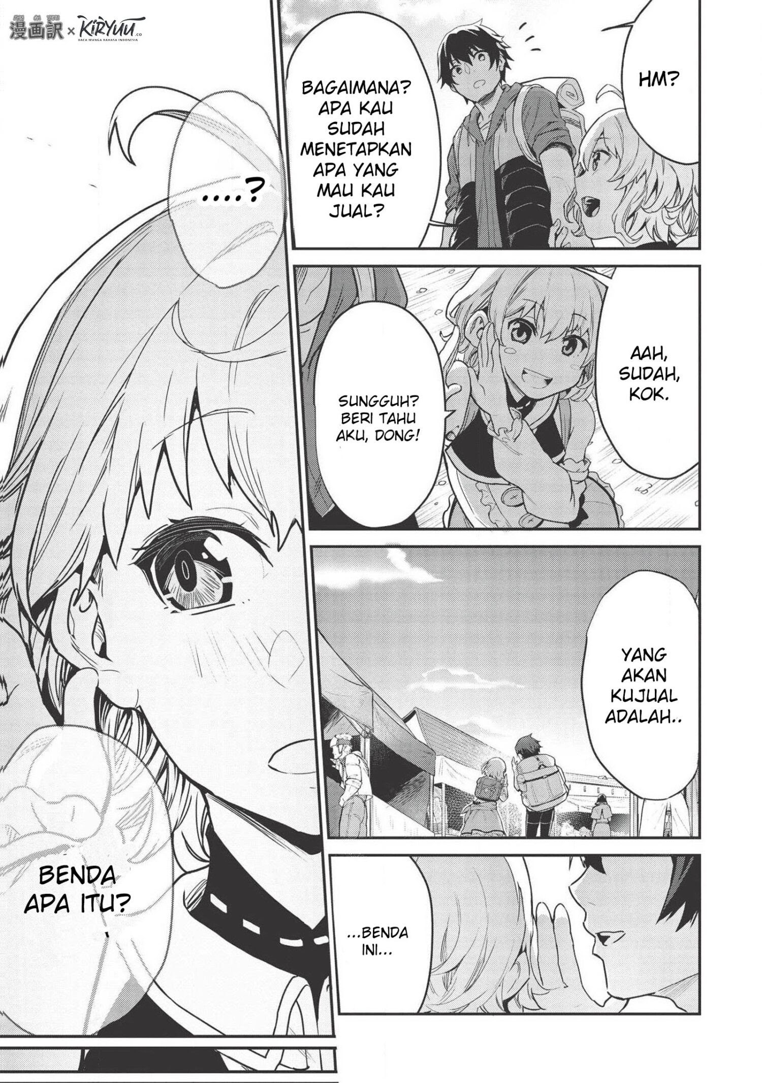 Itsu Demo Jitaku ni Kaereru Ore wa, Isekai de Gyoushoujin o Hajimemashita Chapter 02 Gambar 12