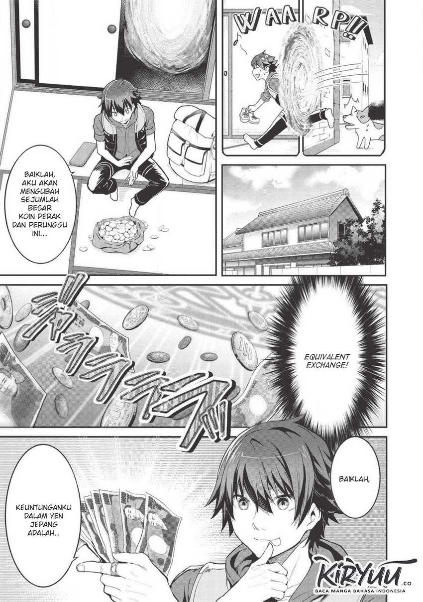 Itsu Demo Jitaku ni Kaereru Ore wa, Isekai de Gyoushoujin o Hajimemashita Chapter 03.5 Gambar 4