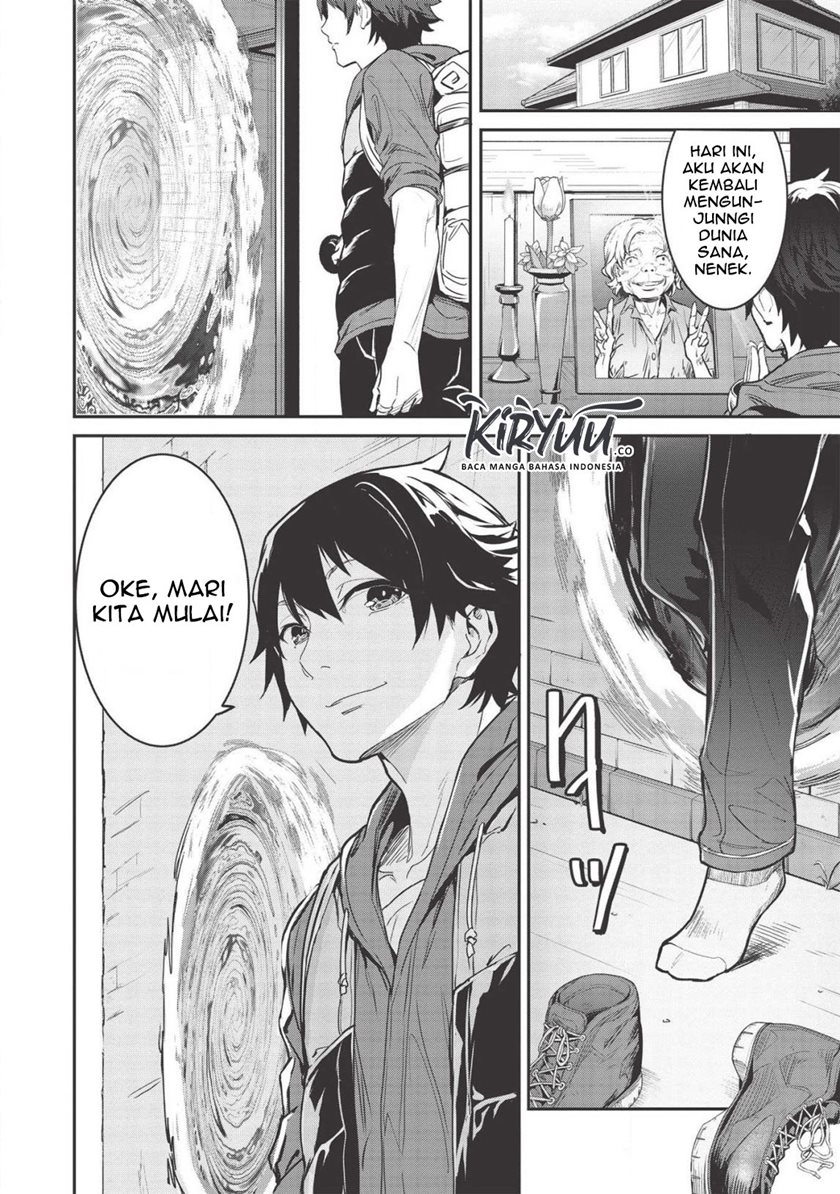 Itsu Demo Jitaku ni Kaereru Ore wa, Isekai de Gyoushoujin o Hajimemashita Chapter 04 Gambar 3