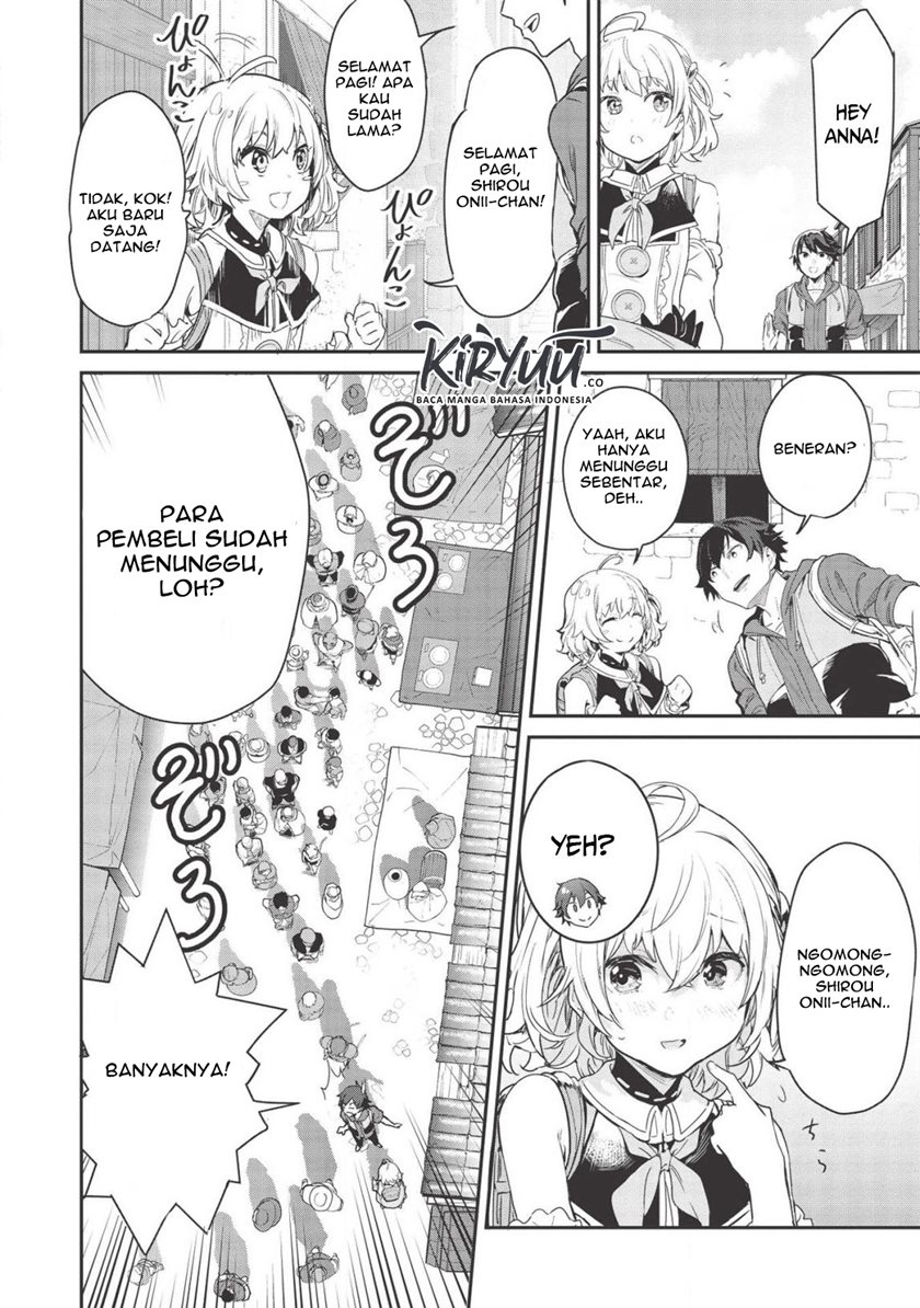 Itsu Demo Jitaku ni Kaereru Ore wa, Isekai de Gyoushoujin o Hajimemashita Chapter 04 Gambar 5
