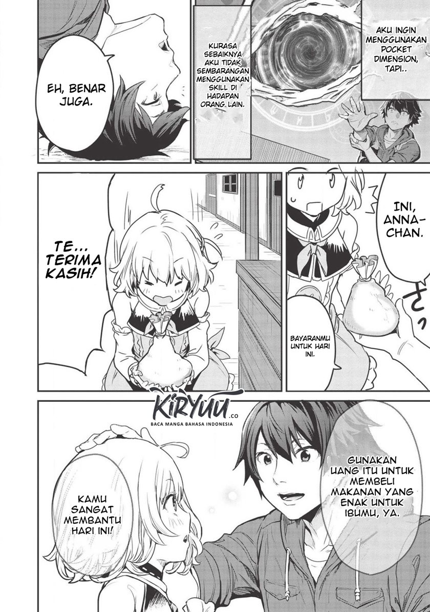 Itsu Demo Jitaku ni Kaereru Ore wa, Isekai de Gyoushoujin o Hajimemashita Chapter 04 Gambar 15