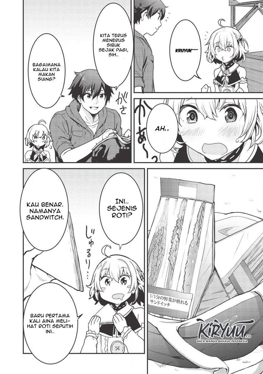 Itsu Demo Jitaku ni Kaereru Ore wa, Isekai de Gyoushoujin o Hajimemashita Chapter 04 Gambar 17