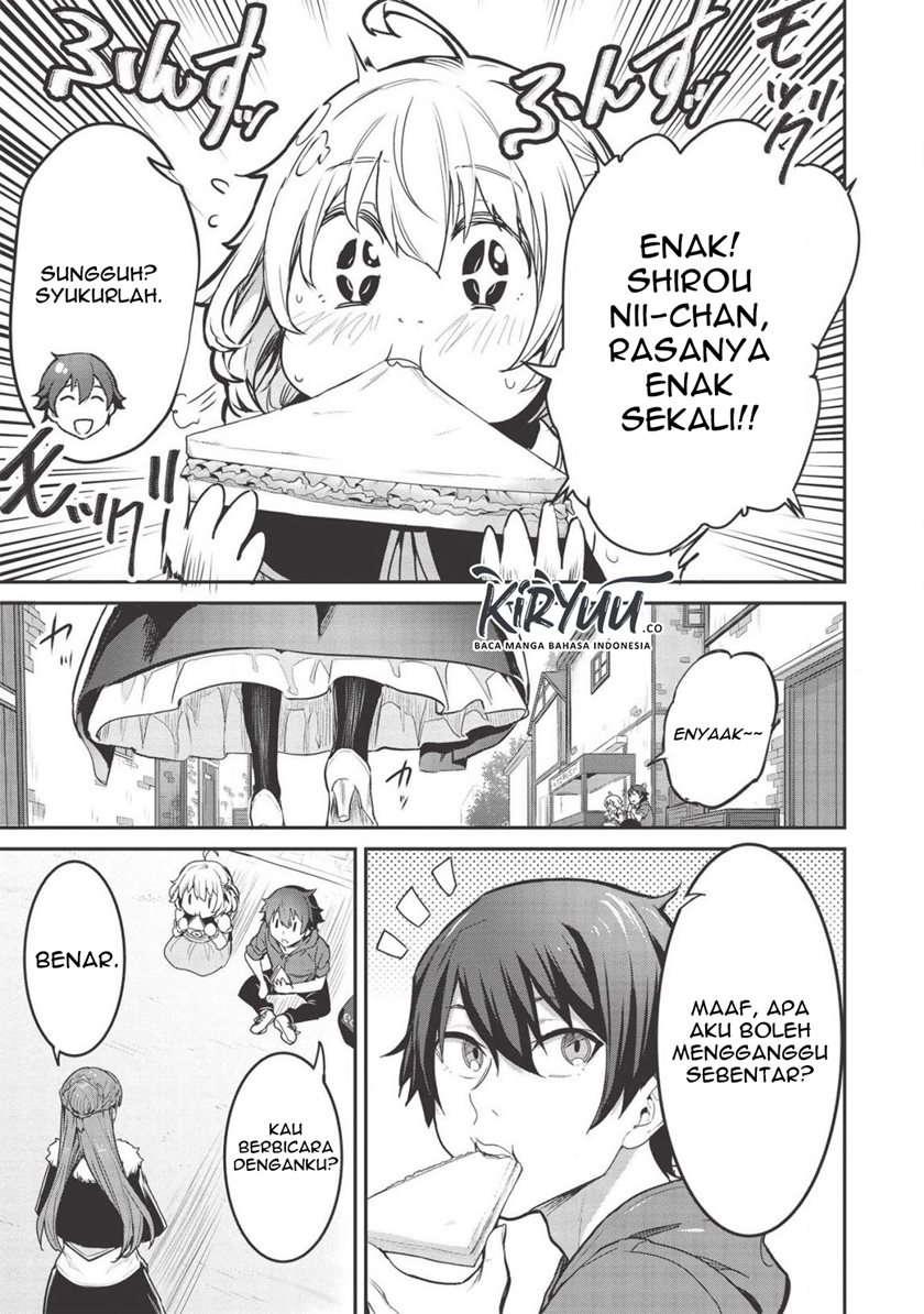 Itsu Demo Jitaku ni Kaereru Ore wa, Isekai de Gyoushoujin o Hajimemashita Chapter 04 Gambar 18
