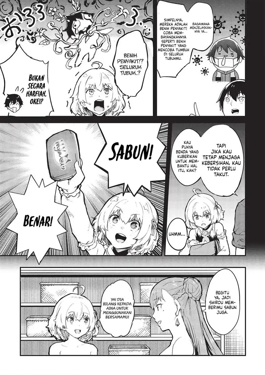 Itsu Demo Jitaku ni Kaereru Ore wa, Isekai de Gyoushoujin o Hajimemashita Chapter 43 Gambar 11