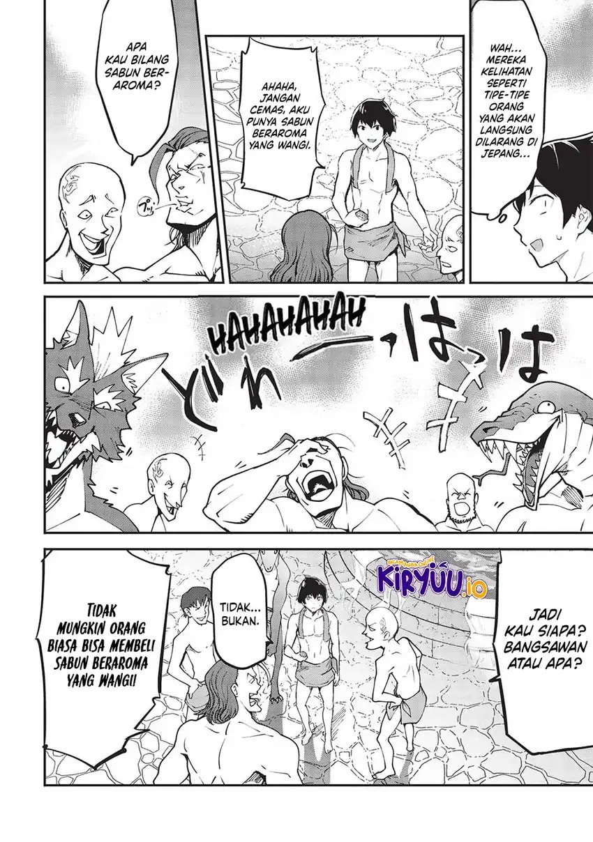 Itsu Demo Jitaku ni Kaereru Ore wa, Isekai de Gyoushoujin o Hajimemashita Chapter 43 Gambar 14