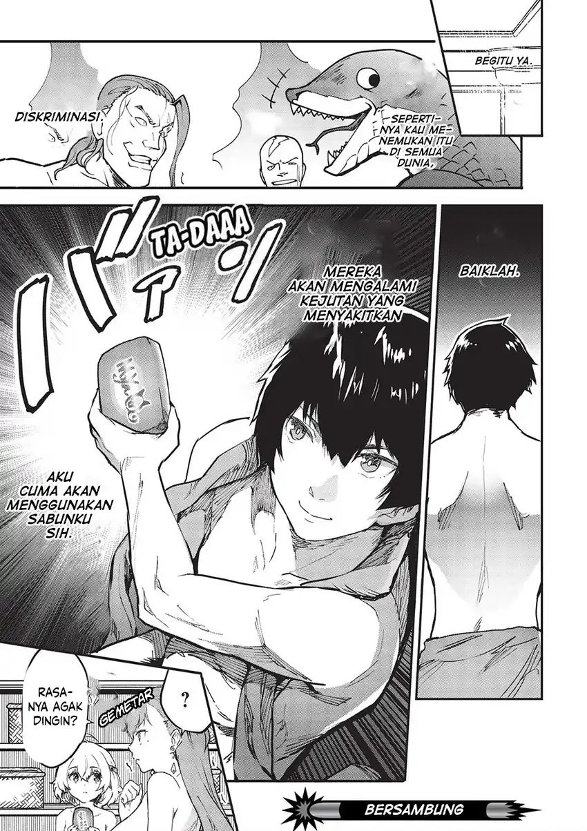 Itsu Demo Jitaku ni Kaereru Ore wa, Isekai de Gyoushoujin o Hajimemashita Chapter 43 Gambar 18