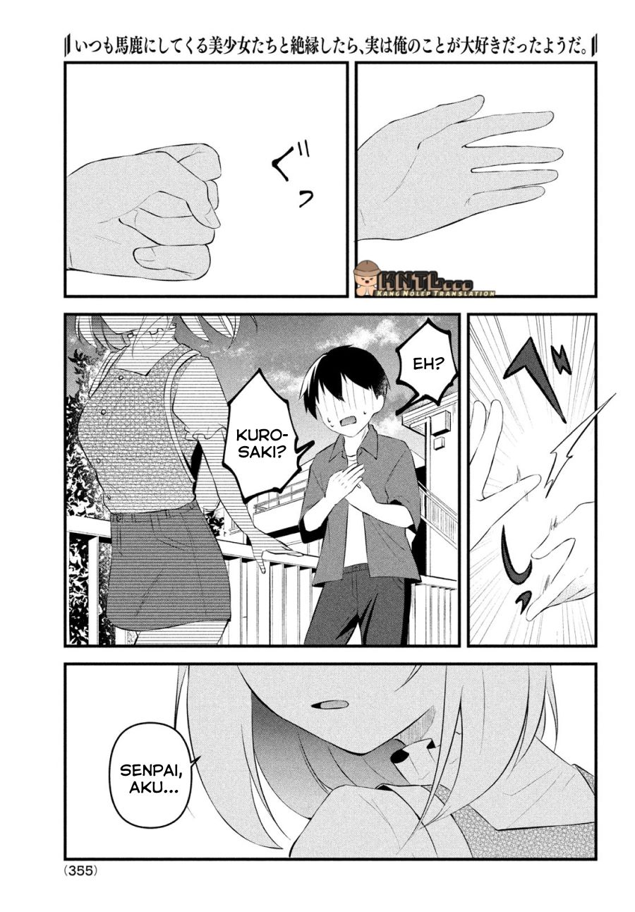 Itsumo Baka ni shitekuru Bishoujo-tachi to Zetsuen shitara, Jitsu wa Ore no Koto ga Daisuki Datta you da Chapter 06 Gambar 12
