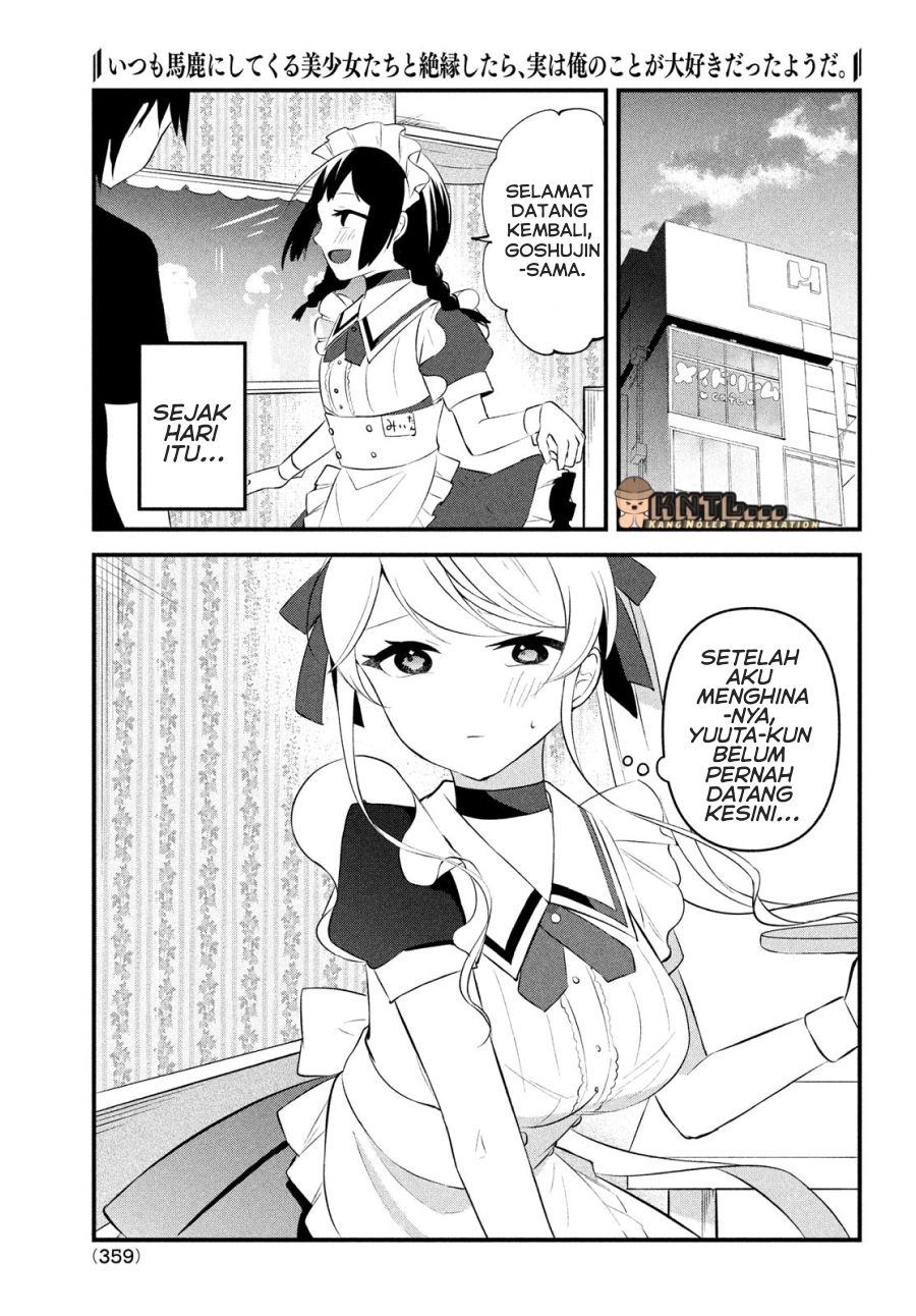 Itsumo Baka ni shitekuru Bishoujo-tachi to Zetsuen shitara, Jitsu wa Ore no Koto ga Daisuki Datta you da Chapter 06 Gambar 16