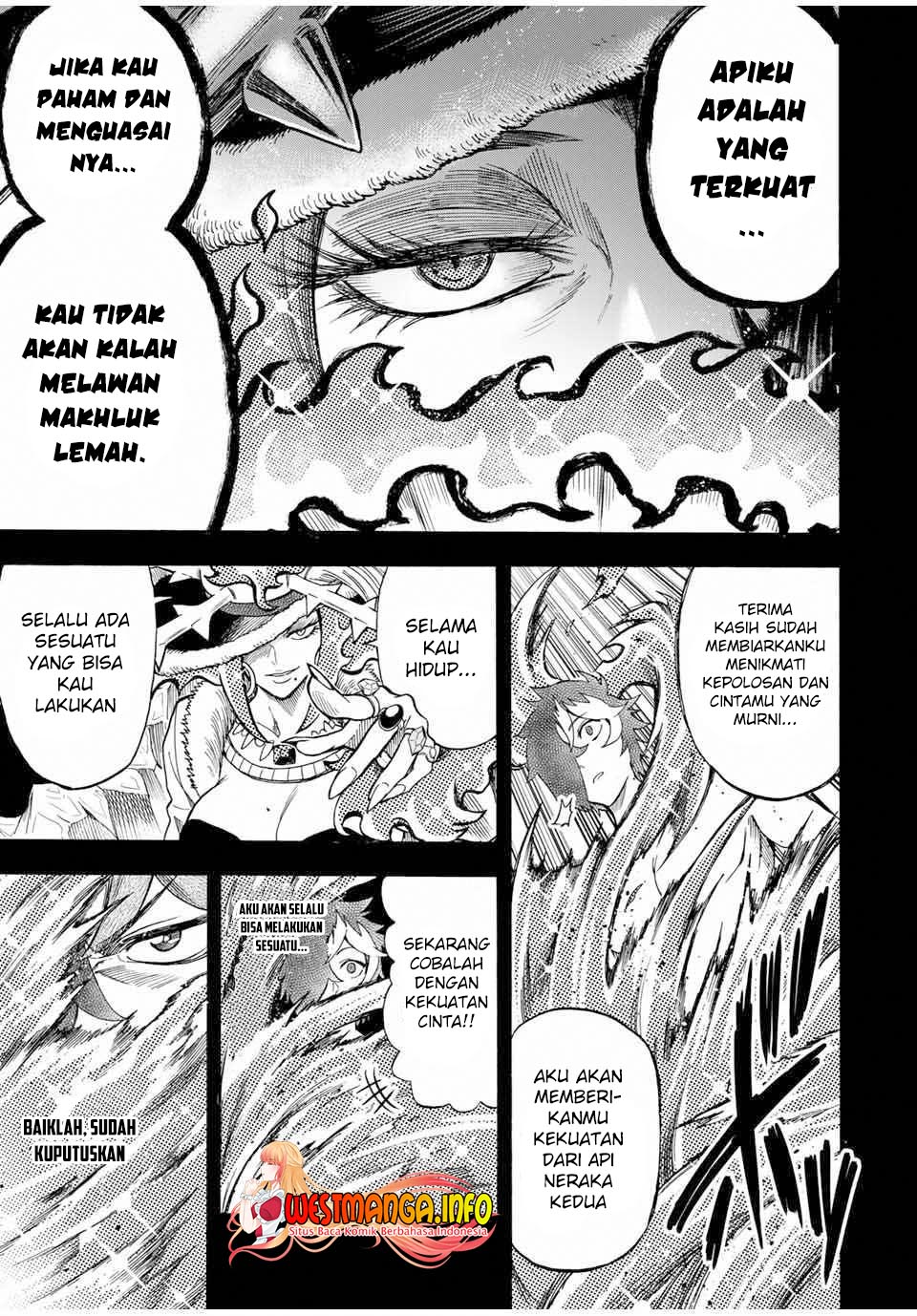Jigoku no Gouka de Yaka re Tsuzuketa Shounen. Saikyou no Honou Tsukai to Natte Fukkatsu Suru. Chapter 34 Gambar 9