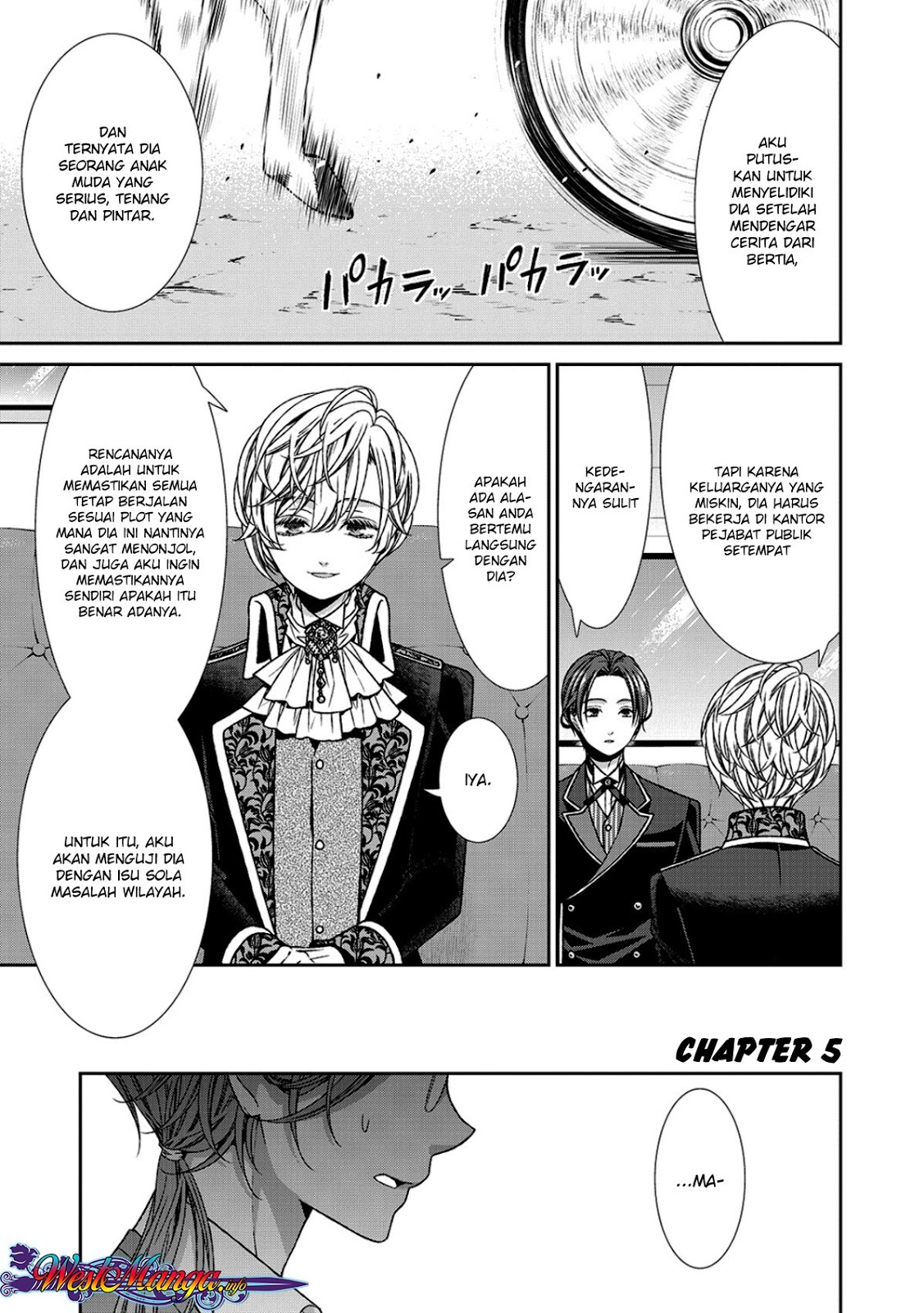 Jishou Akuyaku Reijou na Konyakusha no Kansatsu Kiroku Chapter 05 Gambar 2