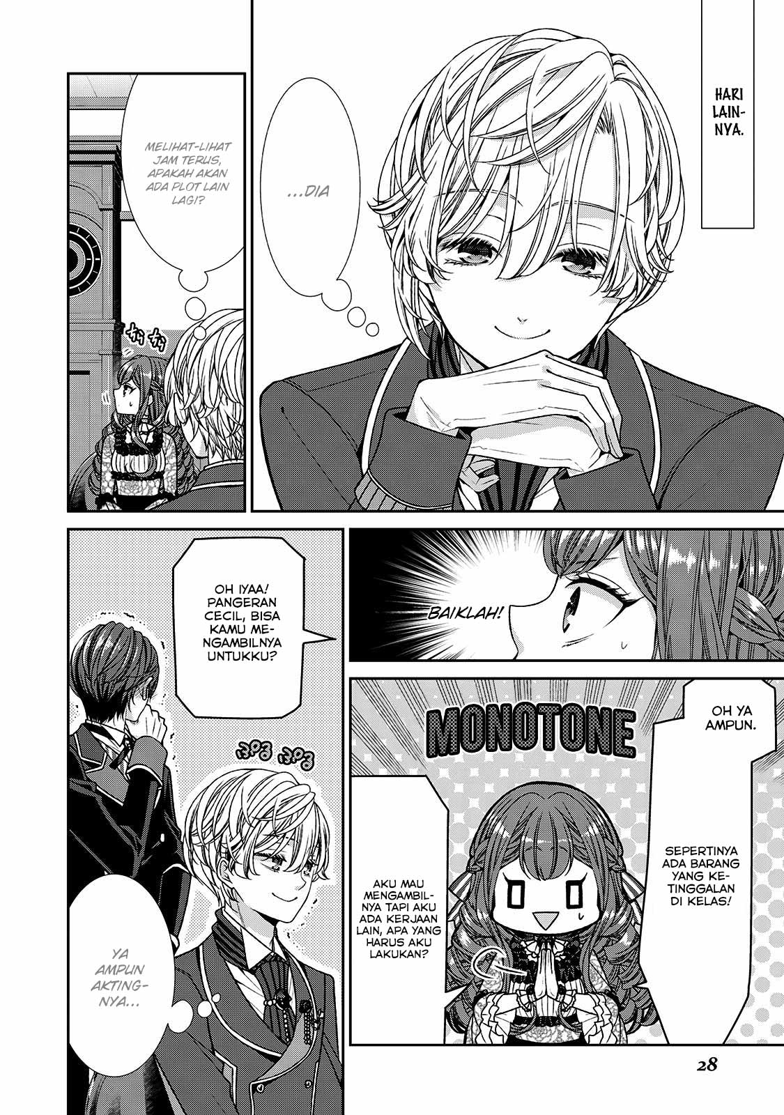 Jishou Akuyaku Reijou na Konyakusha no Kansatsu Kiroku Chapter 07 Gambar 29