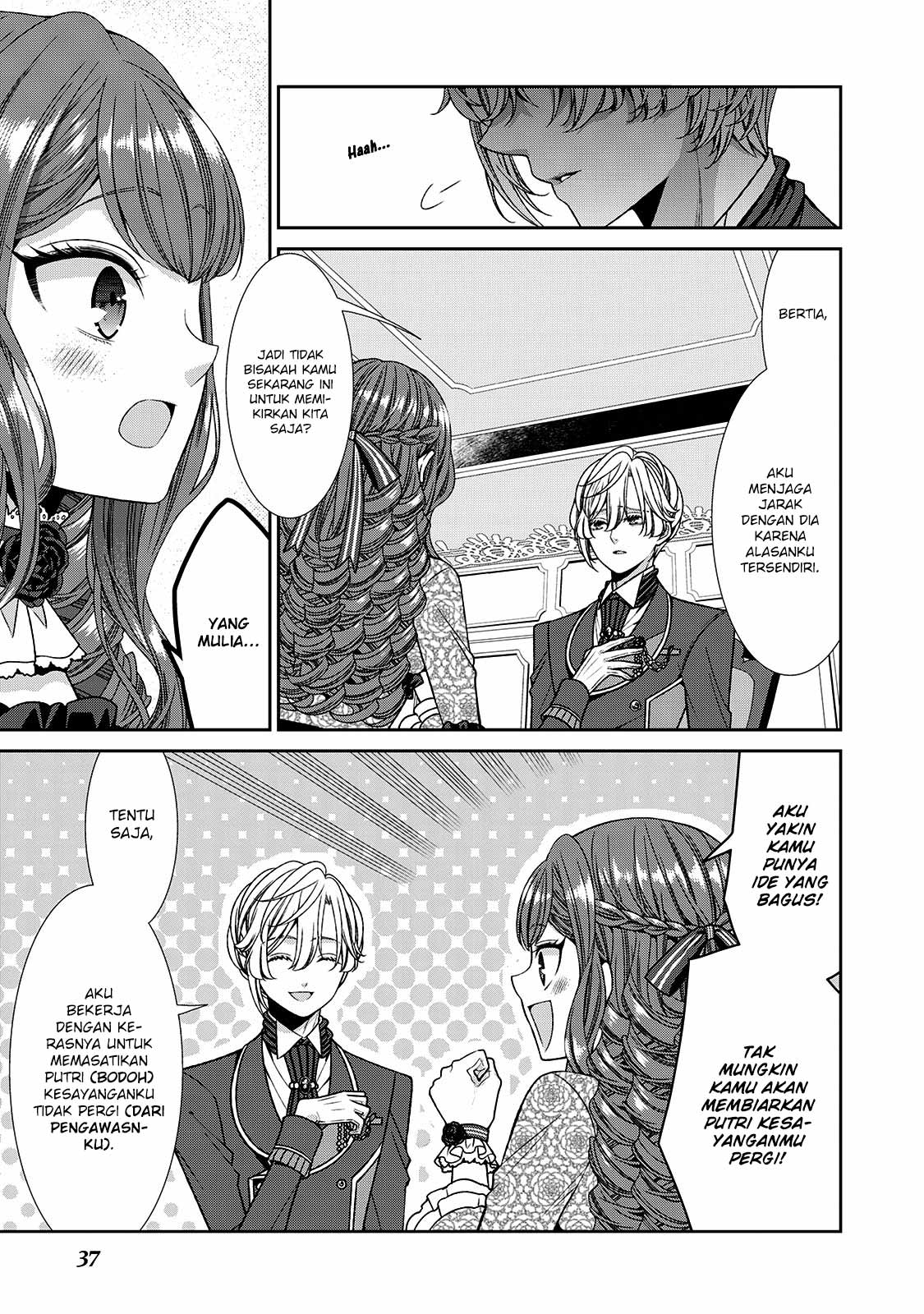 Jishou Akuyaku Reijou na Konyakusha no Kansatsu Kiroku Chapter 07 Gambar 38
