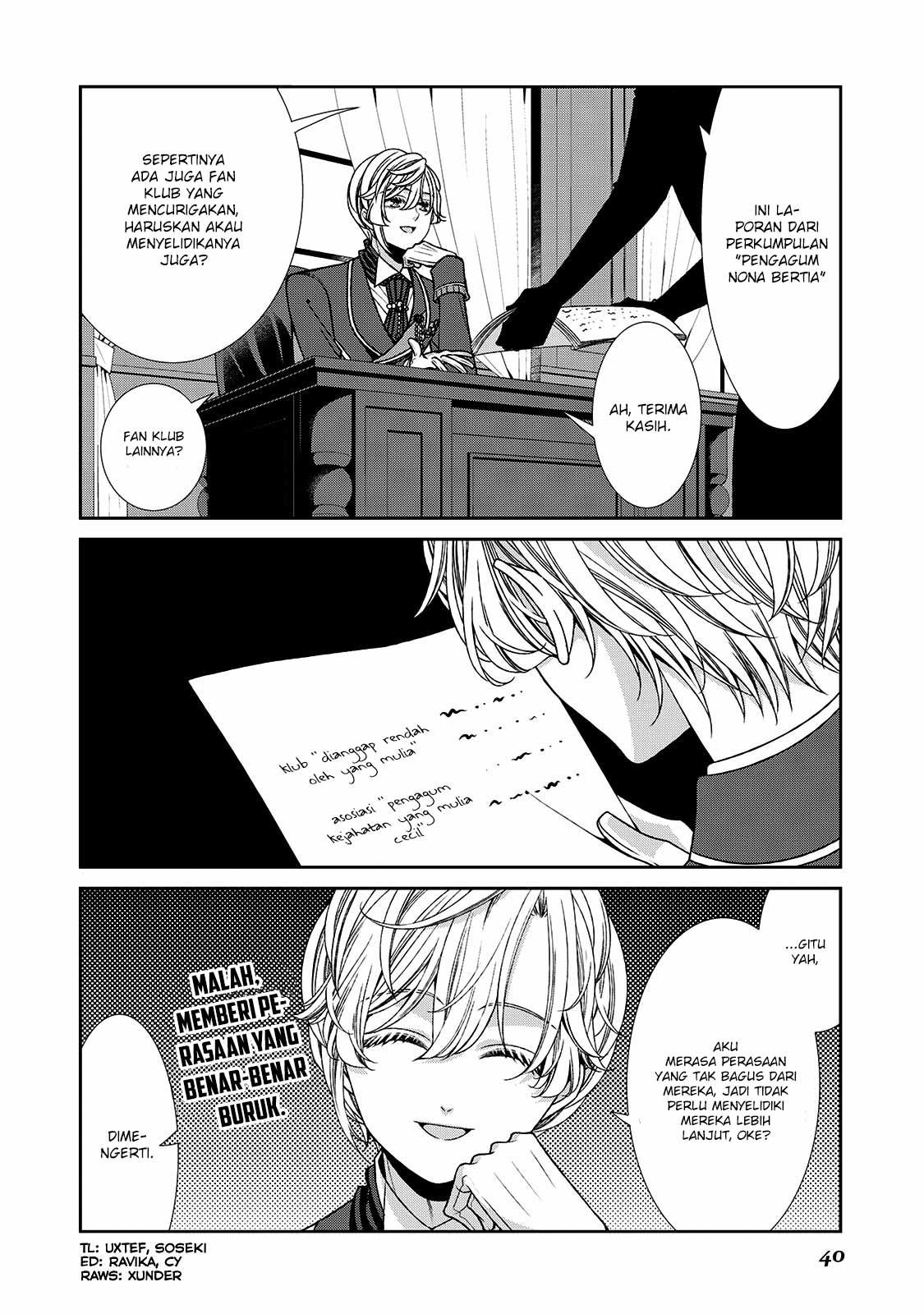 Jishou Akuyaku Reijou na Konyakusha no Kansatsu Kiroku Chapter 07 Gambar 41