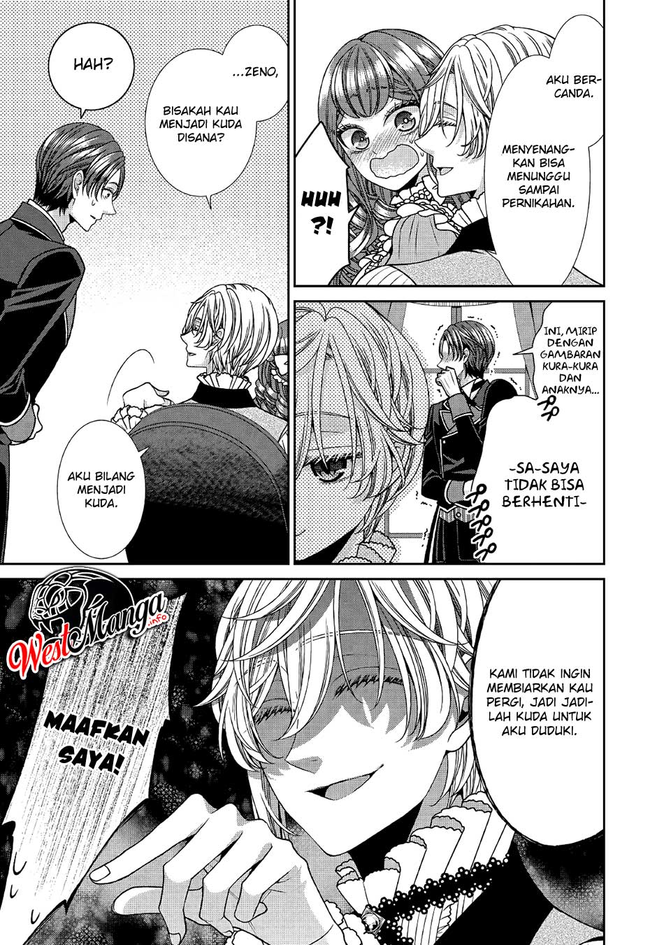 Jishou Akuyaku Reijou na Konyakusha no Kansatsu Kiroku Chapter 28 Gambar 26
