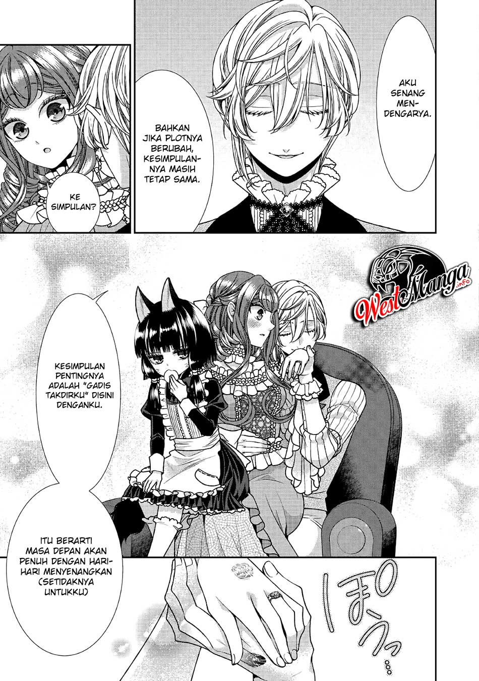 Jishou Akuyaku Reijou na Konyakusha no Kansatsu Kiroku Chapter 28 Gambar 30