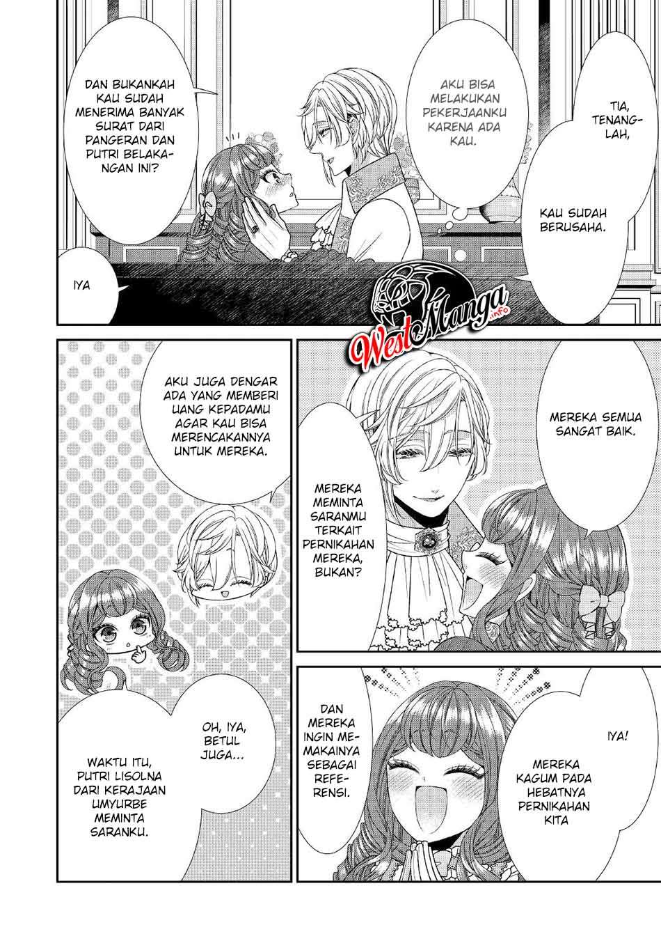 Jishou Akuyaku Reijou na Konyakusha no Kansatsu Kiroku Chapter 32 Gambar 29