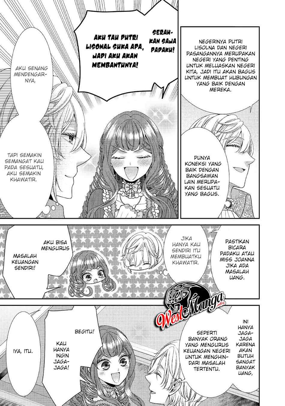 Jishou Akuyaku Reijou na Konyakusha no Kansatsu Kiroku Chapter 32 Gambar 32