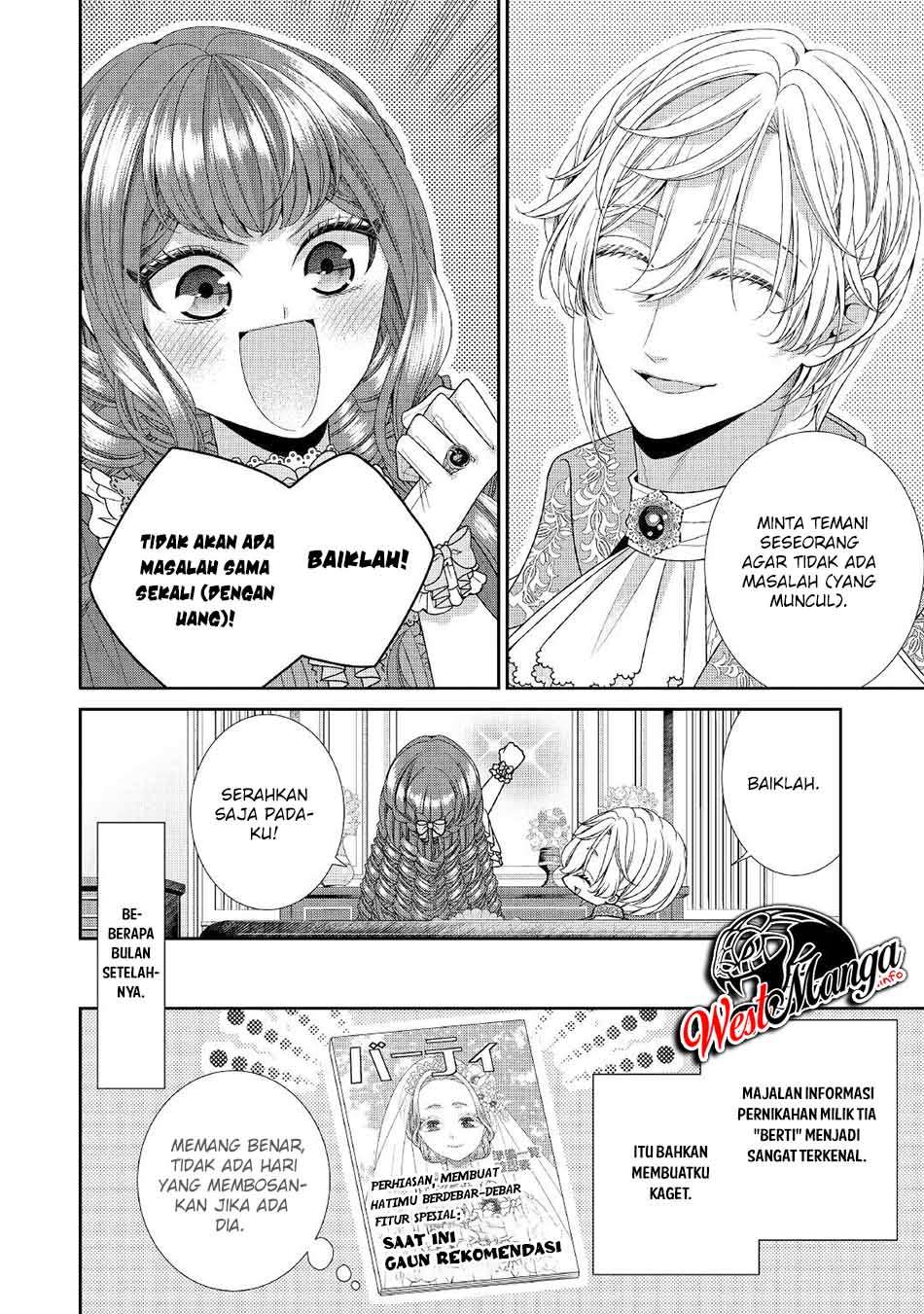 Jishou Akuyaku Reijou na Konyakusha no Kansatsu Kiroku Chapter 32 Gambar 33