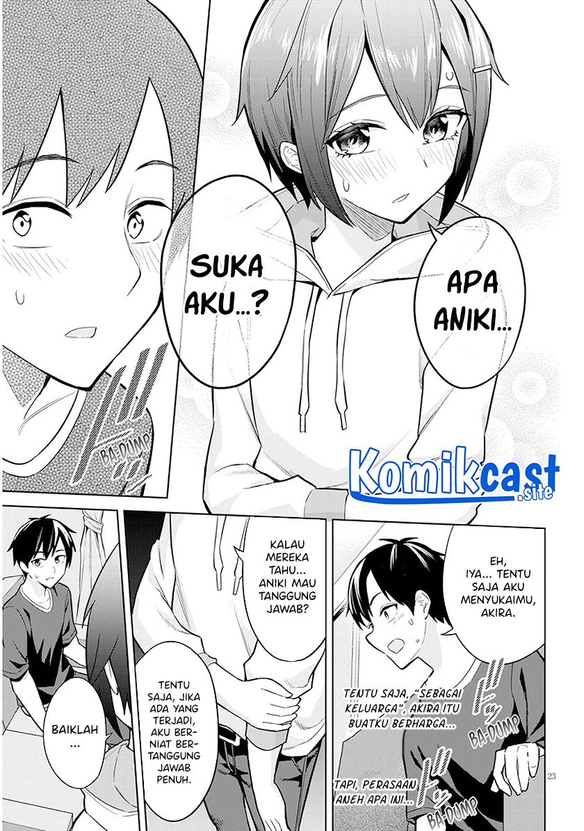 Jitsu wa Gimai (Imouto) deshita. ~Saikin de Kitagiri no Otouto no Kyorikan ga Yatara Chikaiwake~ Chapter 04 Gambar 24