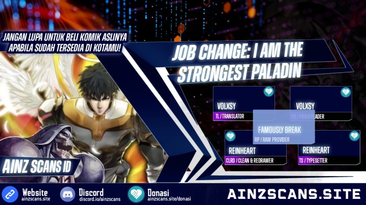 Job Change: I am the Strongest Paladin Chapter 00 Gambar 1