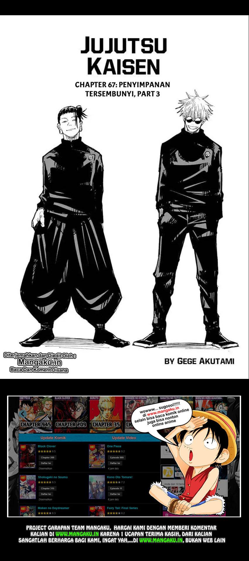 Jujutsu Kaisen Chapter 67 Gambar 2