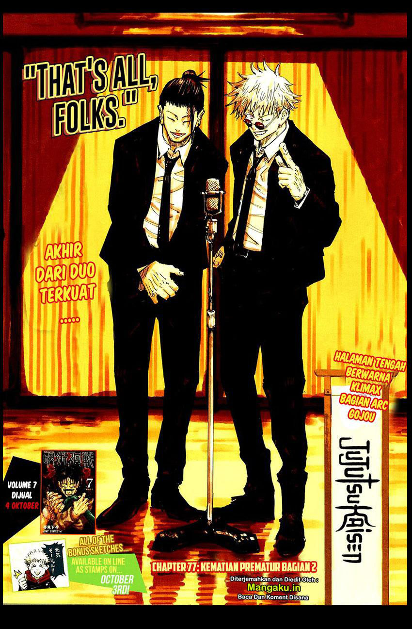 Jujutsu Kaisen Chapter 77 Gambar 2