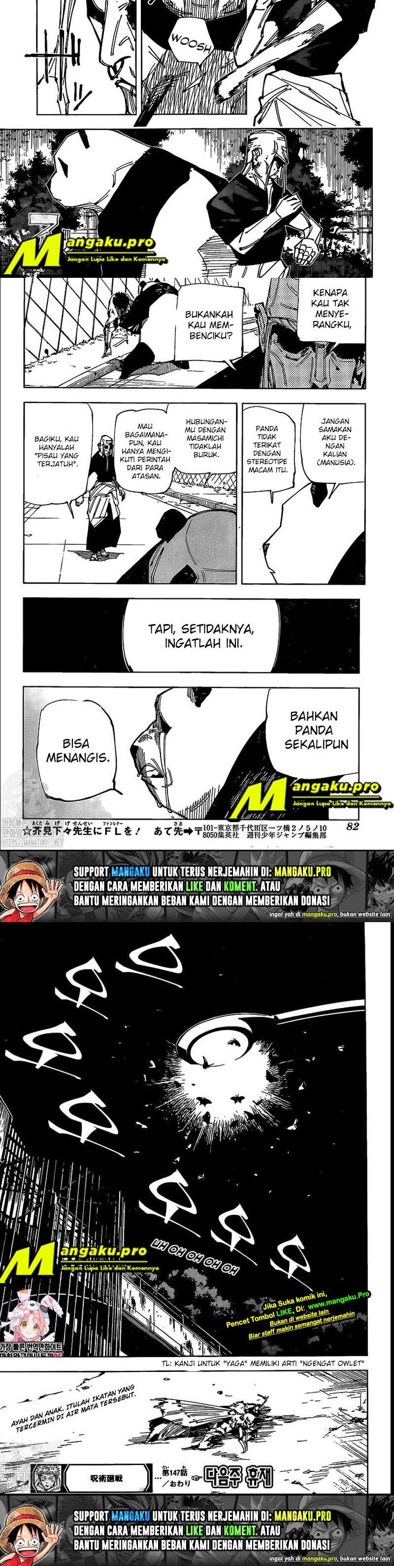 Jujutsu Kaisen Chapter 147 Gambar 6