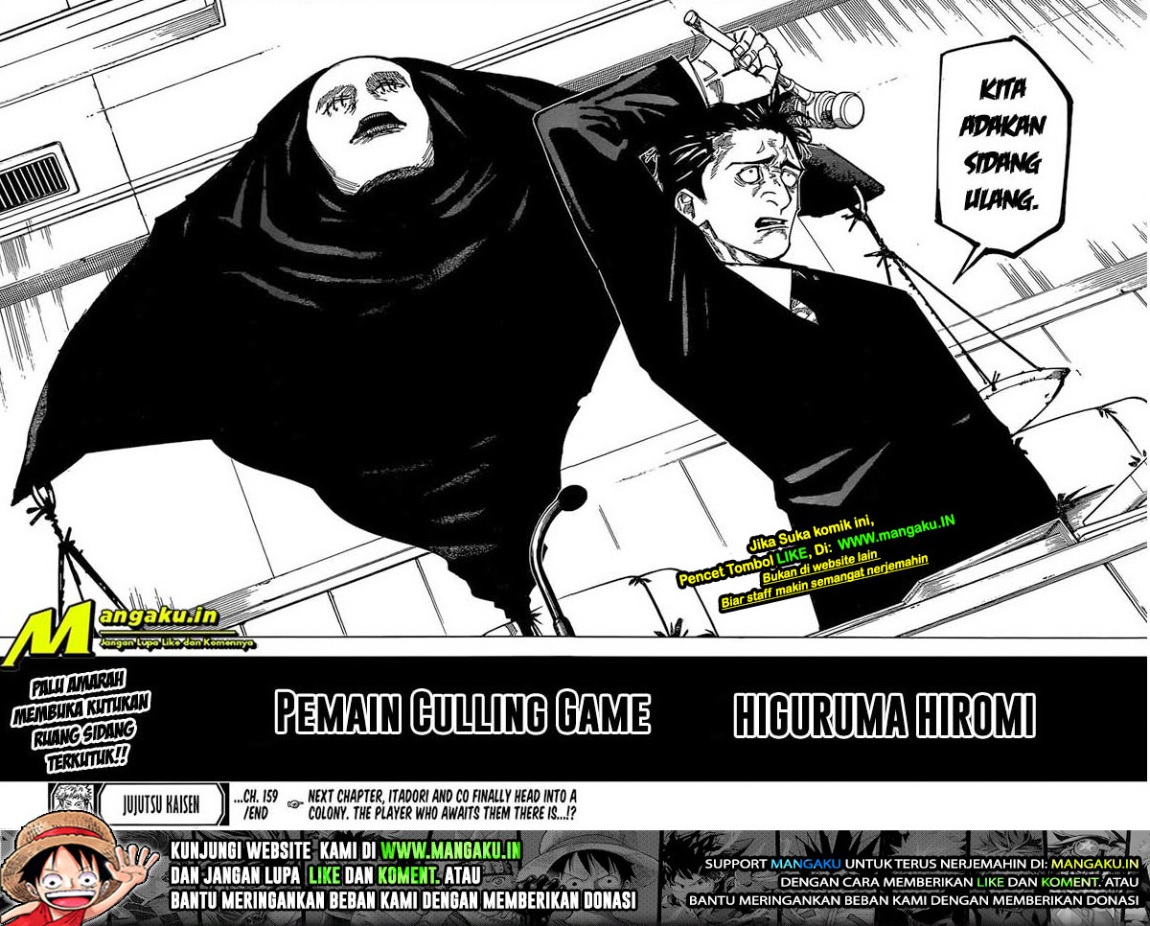 Jujutsu Kaisen Chapter 159 Gambar 7