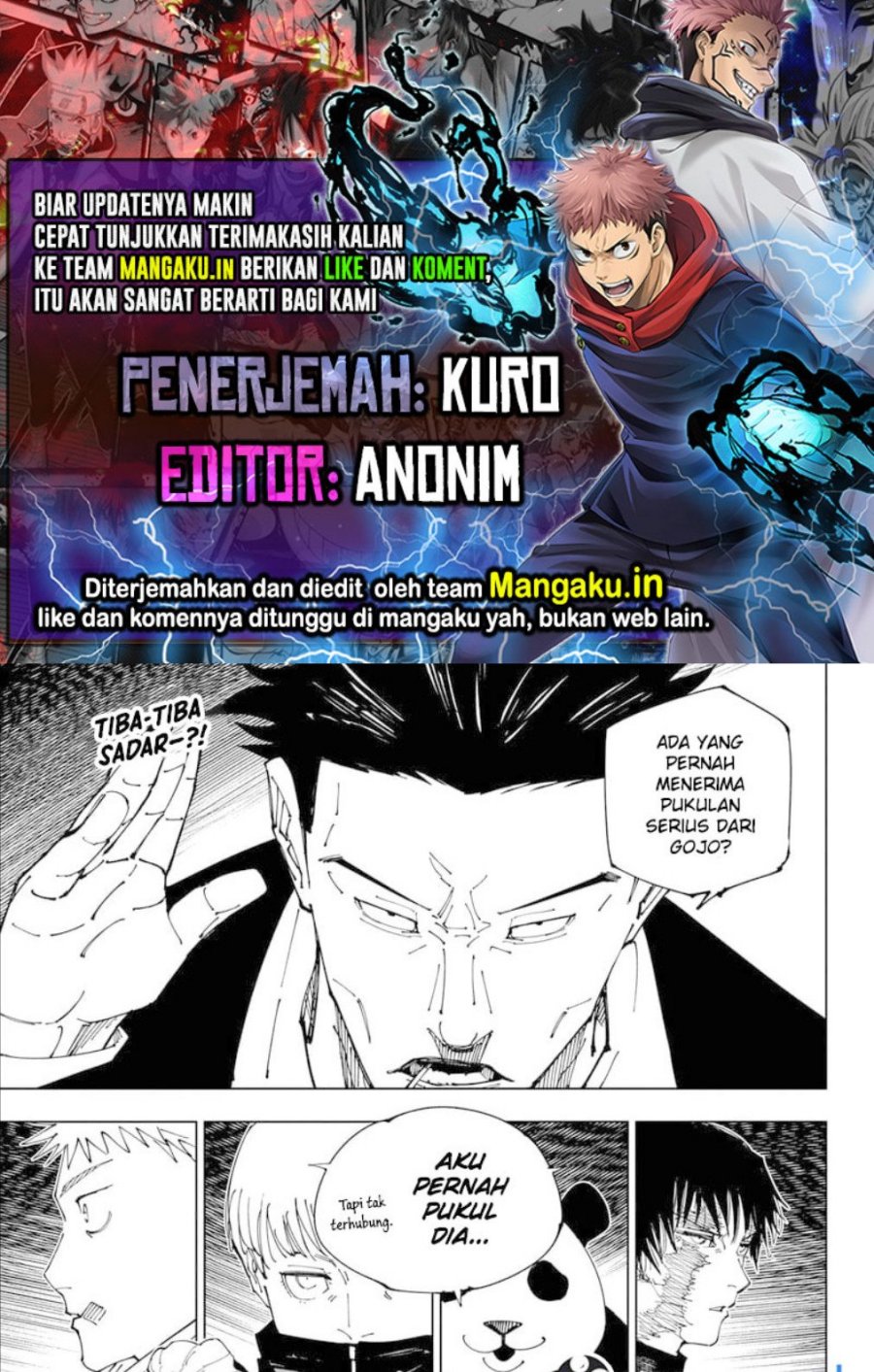 Jujutsu Kaisen Chapter 231 Gambar 1