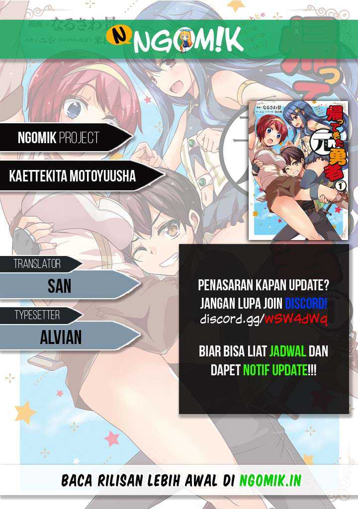 Kaettekita Motoyuusha Chapter 01.1 Gambar 1