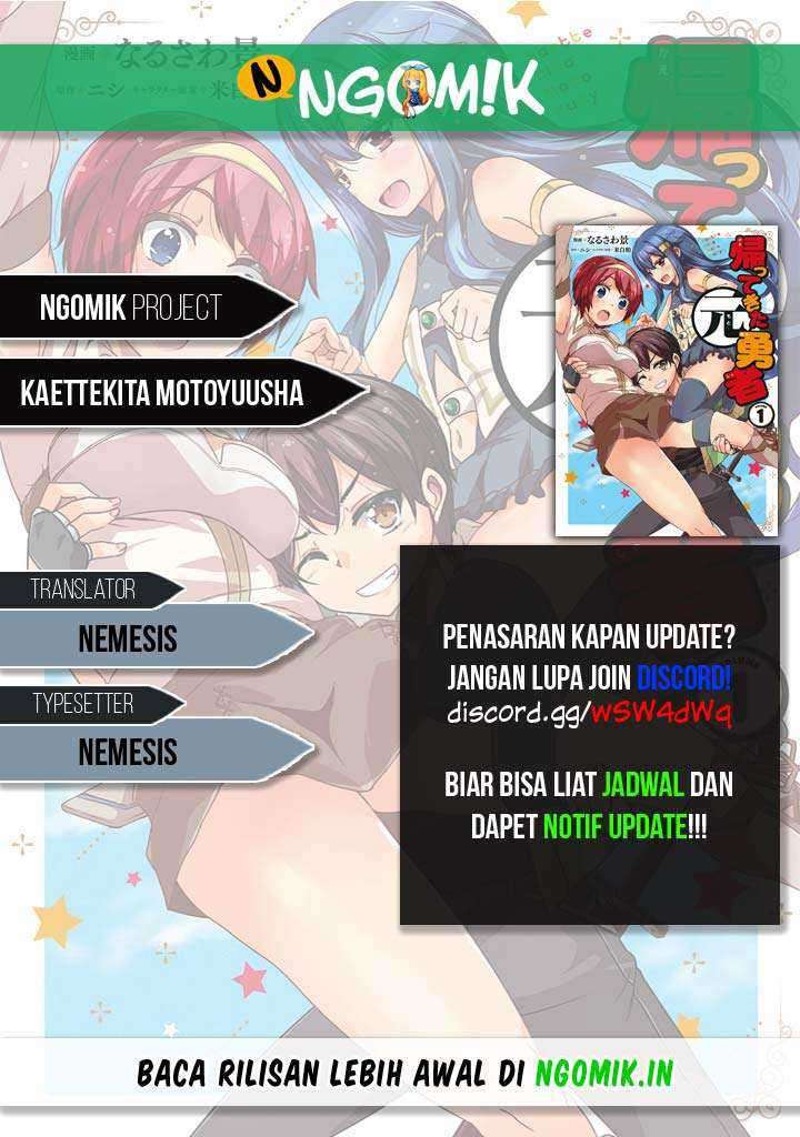 Kaettekita Motoyuusha Chapter 02.3 Gambar 1