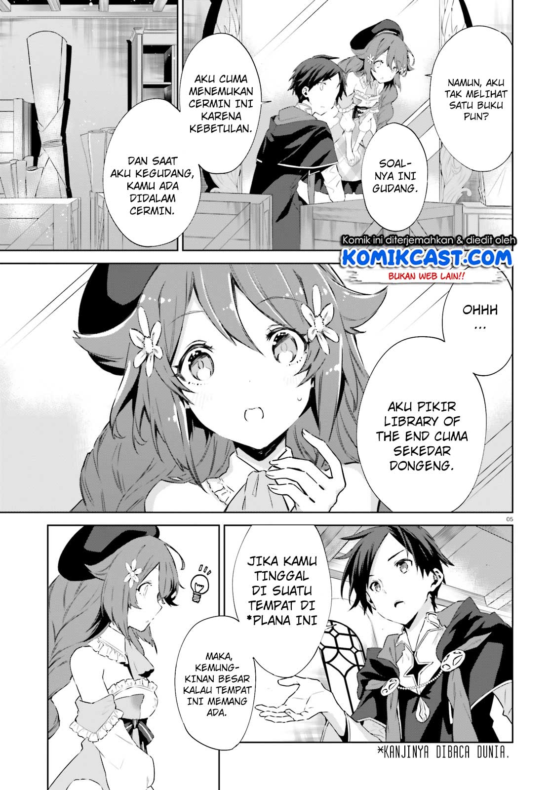 Kagami no Mukou no Saihate Toshokan: Kou no Yuusha to Itsuwari no Maou Chapter 02 Gambar 6