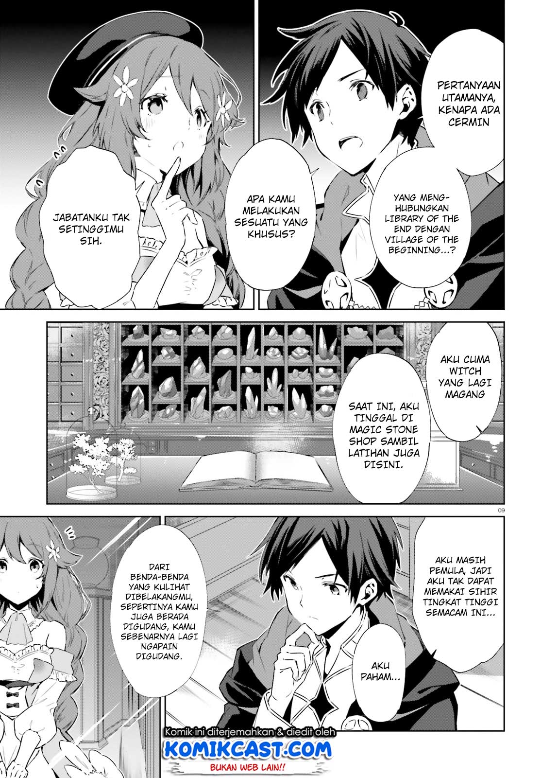 Kagami no Mukou no Saihate Toshokan: Kou no Yuusha to Itsuwari no Maou Chapter 02 Gambar 10