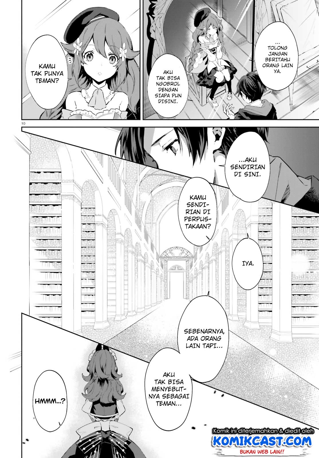 Kagami no Mukou no Saihate Toshokan: Kou no Yuusha to Itsuwari no Maou Chapter 02 Gambar 11