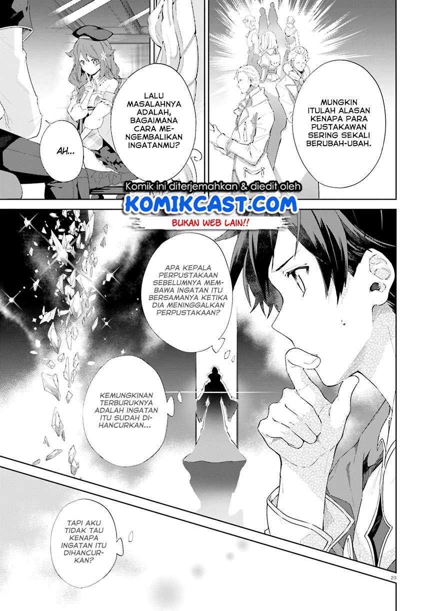 Kagami no Mukou no Saihate Toshokan: Kou no Yuusha to Itsuwari no Maou Chapter 09 Gambar 21