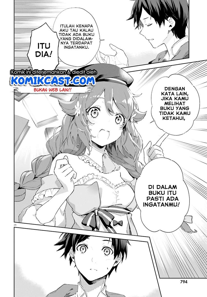 Kagami no Mukou no Saihate Toshokan: Kou no Yuusha to Itsuwari no Maou Chapter 09 Gambar 24