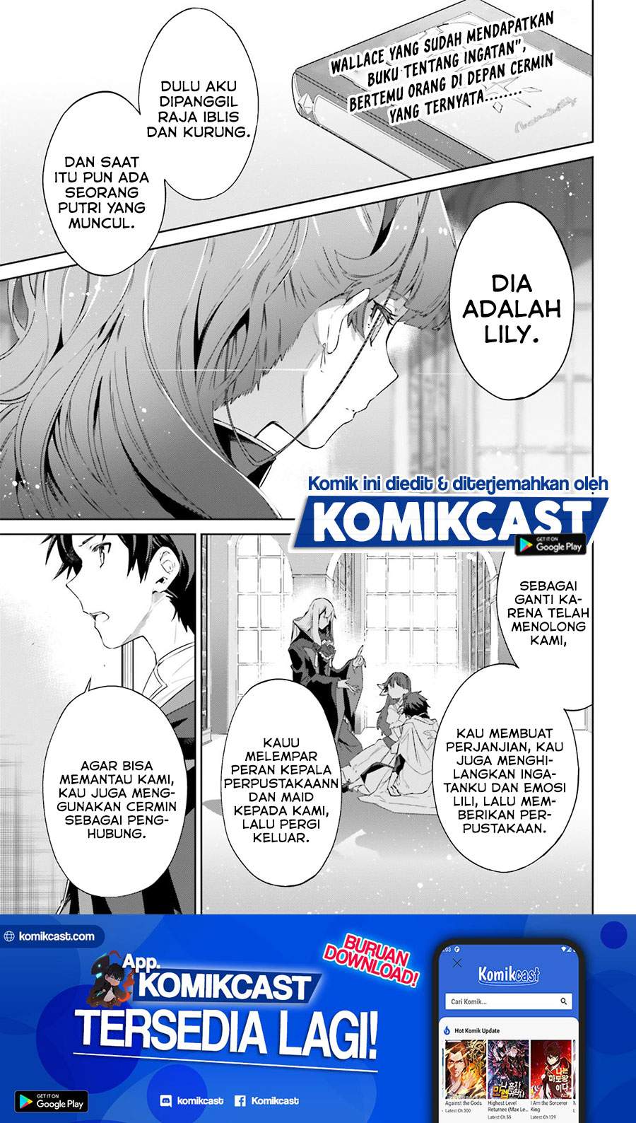 Kagami no Mukou no Saihate Toshokan: Kou no Yuusha to Itsuwari no Maou Chapter 12 Gambar 2